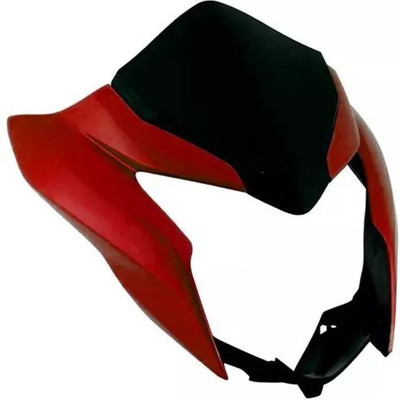 plutoauto Headlight Visor for CB Twister (Black Dark Red) Bike Headlight Visor
