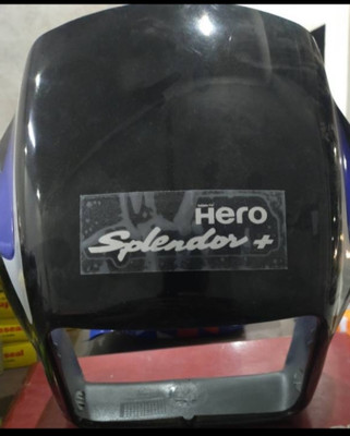 Jai Parasnath Splendor plus blue visor Bike Headlight Visor