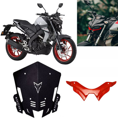 Muttfy MT 15 metal visor windshield Bike Headlight Visor