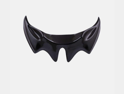 Auto MT (1PC)-WINGLET for Bajaj, Gloss BLACK-Pulsar 220 Bike Headlight Visor