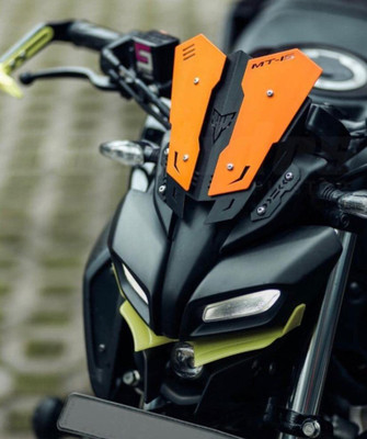 SGTB MT-15 Visor Orange Bike Headlight Visor