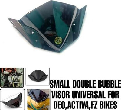 way2gmart UNIVERSAL SMALL DOUBLE VIOSR FOR SCCOTY AND FZ BIKES Bike Headlight Visor