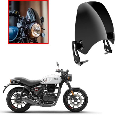 DAZZRIDE Windshield/Tinted Fitting Like Genuine RE Hunter 350 Only Bike Headlight Visor Bike Headlight Visor