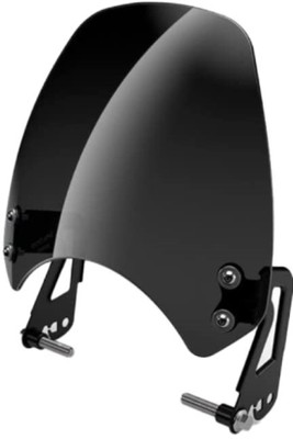 DAZZRIDE RE Hunter 350 Unbreakable Headlight Glass Visor | Windshield | Wind Deflector Bike Headlight Visor