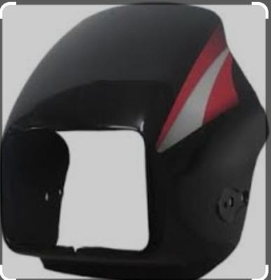 Jai Parasnathji Splendor Red BS6 Bike Headlight Visor