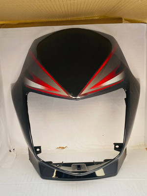 SHREE CB SHINE BLACK RED Bike Headlight Visor