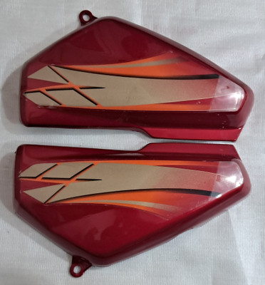 Sai SIDE PANEL HF DELUXE RED -342B Bike Headlight Visor