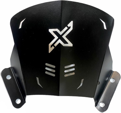 SGTB Bike Xpulse 200 4V Visor Steel Windshield Bike Headlight Visor
