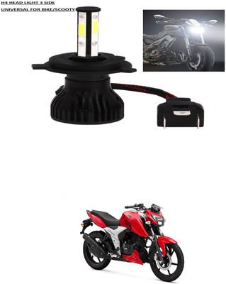 PRTEK H4 LED Super High & Low Beam Bike Headlight Bulb 35W 8000lm_H12 Bike Headlight Visor