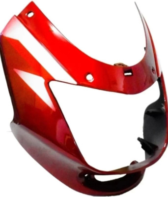 Jinvaani CT 100 pure red visor Bike Headlight Visor
