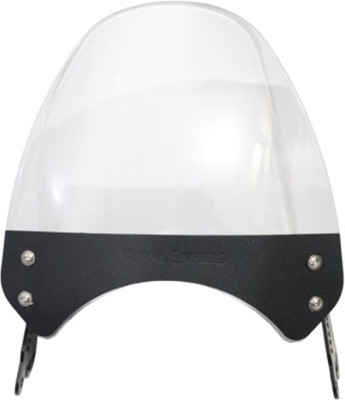 FAVOURITE RIDERS RE Hunter 350 Unbreakable Headlight Chrome Visor | Windshield | Wind Deflector Bike Headlight Visor