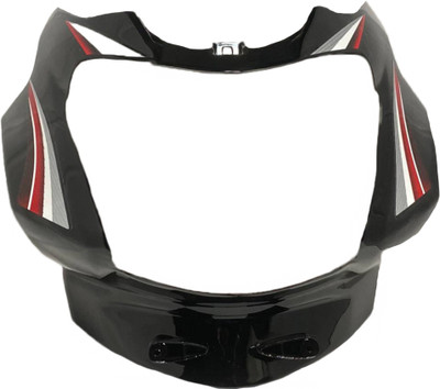 SP Shree Premium TVS Star Sport Black Red Bike Headlight Visor