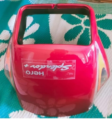 vidyasagar Splendor plus red visor Bike Headlight Visor