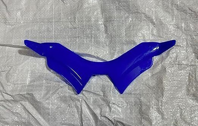 Auto MT 1PC, Winglet MT 15 Blue Winglet Yamaha MT15 Bike Short WINDSCREEN Visor Bike Headlight Visor