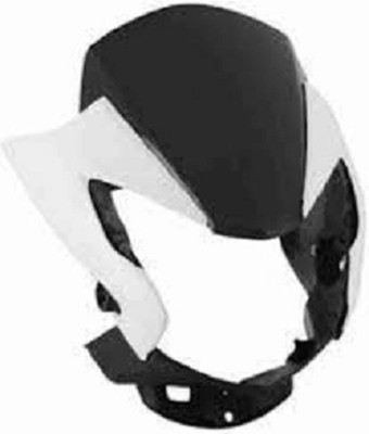 tawarentreprise Headlight Visor For Livo (White) Bike Headlight Visor