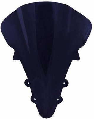 way2gmart Windscreen Windshield Visor Wind Deflectors for Yamaha R15 V1 and V2 (Black) Bike Headlight Visor