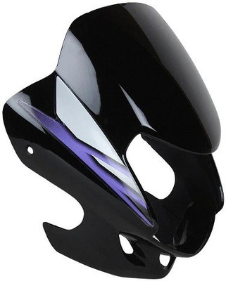 tawarentreprise Headlight Visor (Black/Purple) Bike Headlight Visor
