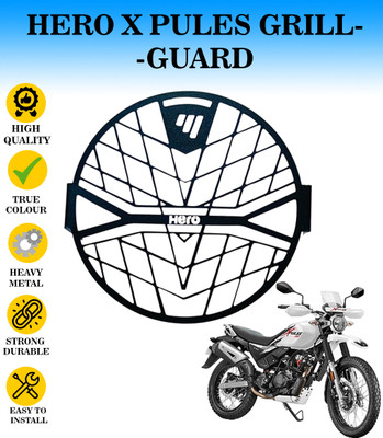ASRYD Hero X Pulse Metal Headlight Visor Windshield Bike Headlight Visor
