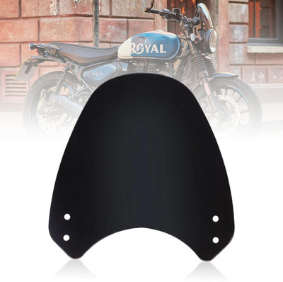 Moto Genius Hunter 350 Unbreakable Headlight Glass Visor | Windshield | Wind Deflector Bike Fairing Kit