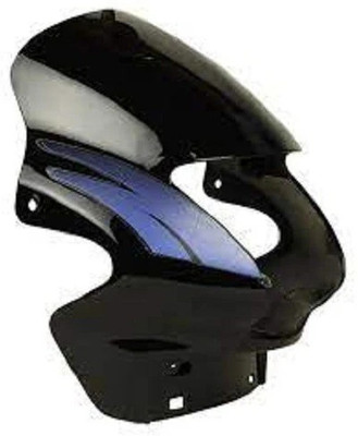 tawarentreprise Headlight Visor for Passion Plus (Black/Blue) Bike Headlight Visor