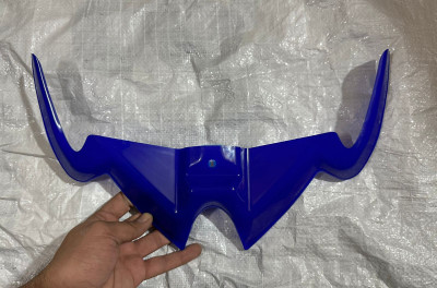 Auto MT (BLUE) RS200 Winglet Bajaj Pulsar Bike Flexible Unbreakable Bike Headlight Visor