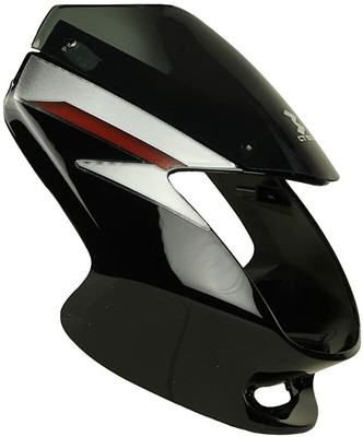 plutoauto Headlight Visor For CT-100 Deluxe (Black and Red) Bike Headlight Visor