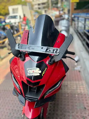 auto trends ART BUBBLE VISOR/WINDSHIELD FOR R15 V4 UNBREKABLE Bike Headlight Visor