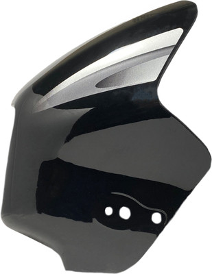 SHREE Hero Splendor Black Grey Bike Headlight Visor