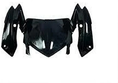 TAWAE ENTREPRISE Front Headlight Visor For Hunk (Black) Bike Headlight Visor