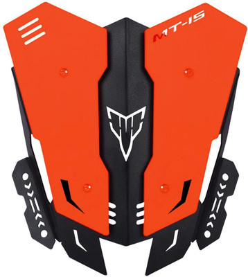 Auto MT Orange Patti MT15 Metal-Visor Windscreen Yamaha MT15 Wind Deflector Short-Visor Vehicle Tool Kit