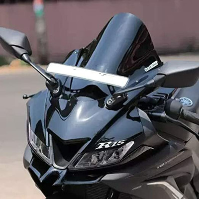 NH Industrial R15 SINGLE BUBBLE VISOR Bike Headlight Visor