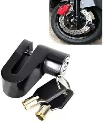 Weyride Anti Theft Disc Brake Security Lock for Universal For All Bikes Disc Lock, U Lock(Multicolor)