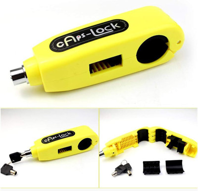 carempire Bikes/Scooty Brake Lock Bikes/Scooty Brake Lock U Lock, Disc Lock(Yellow)