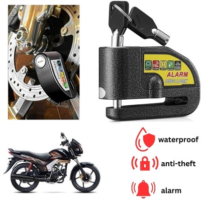 ENEMYT DISK ALARM LOCK Motorcycle Alarm Lock Anti-Theft Alarm Wheel Disc Brake For Centuro Disc Lock(Black)