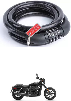 E-Shoppe Bike Number Smart Lock For Street 750 Quick Release Lock(Black)