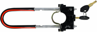 TMRIDE Wheel Lock, Disc Lock, U Lock, Quick Release Lock Motorcycle Wheel Security Lock For All Bike Wheel Lock(Black)