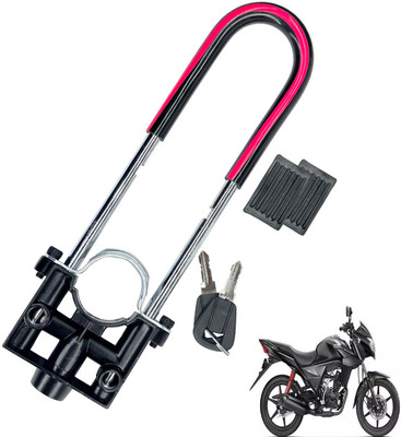 Generox Security Lock for CB Twister Heavy Duty Red and Black CB Twister U Lock(Black, Red)