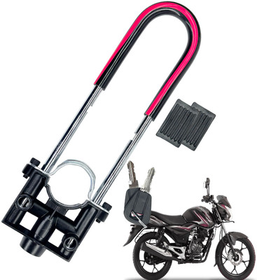 Generox Security Lock for Discover 125 M Heavy Duty Red and Black Discover 125 M U Lock(Black, Red)