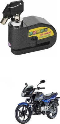 PRTEK Bajaj ALARAM BIKE DISC LOCK_UYH_125 Disc Lock(Black)