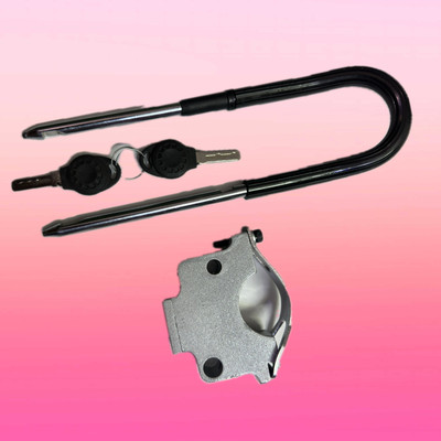 Aklin Boky ZX10R WHEEL LOCK COMPUTERIZED WAY KEY WHEEL LOCK Wheel Lock(Black)
