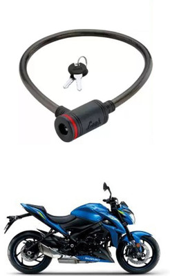 E-Shoppe Bike Cable Lock For GSX-S1000 ABS Cable Lock(Black)