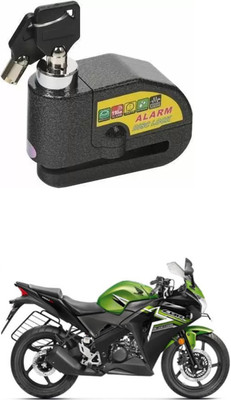 PRTEK Honda ALARAM BIKE DISC LOCK_UYH_36 Disc Lock(Black)