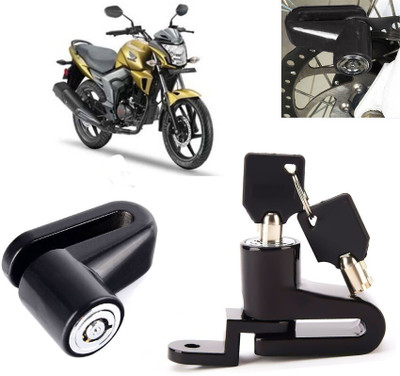 AUTO PEARL Disc Brake Lock, Anti Theft Heavy Duty Security Disc Lock for Unicorn Dazzler Dsic Lock_365 Disc Lock(Black)