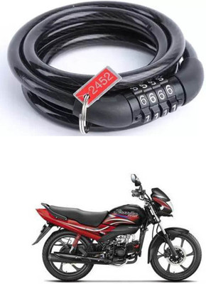 E-Shoppe Bike Number Smart Lock For Passion Pro Quick Release Lock(Black)