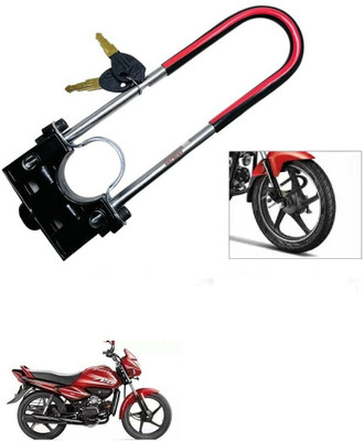 SRPHERE Bike Locking System Drum Brakes Bike Locking System Drum Brakes Wheel Lock For Splendor NXG Wheel Lock(Multicolor)