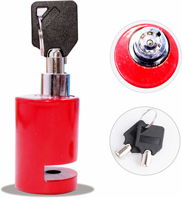 SORAX Red Pipe DIsc Lock Heavy Quality Disc Lock(Red)