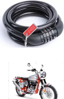 E-Shoppe Bike Number Smart Lock For Bullet Trials 350 Quick Release Lock(Black)