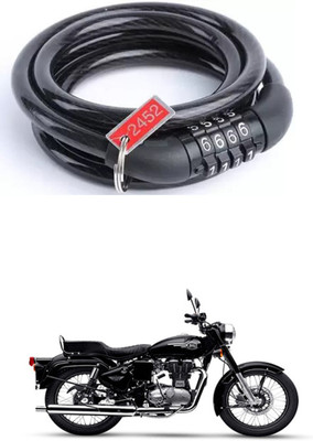 E-Shoppe Bike Number Smart Lock For Standard 350 Quick Release Lock(Black)