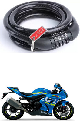 E-Shoppe Bike Number Smart Lock For GSX-R1000 ABS Quick Release Lock(Black)
