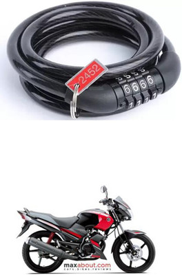 E-Shoppe Bike Number Smart Lock For Gladiator Graffitti Quick Release Lock(Black)